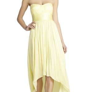BCBG Alicia Silk Charmeuse Sash Dress